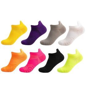Running Fitness Athletic Men Ankle Sports Socks Custom Brand Logo Unisex Summer Knitted Compression Socks Anti Slip Socks 6pcs