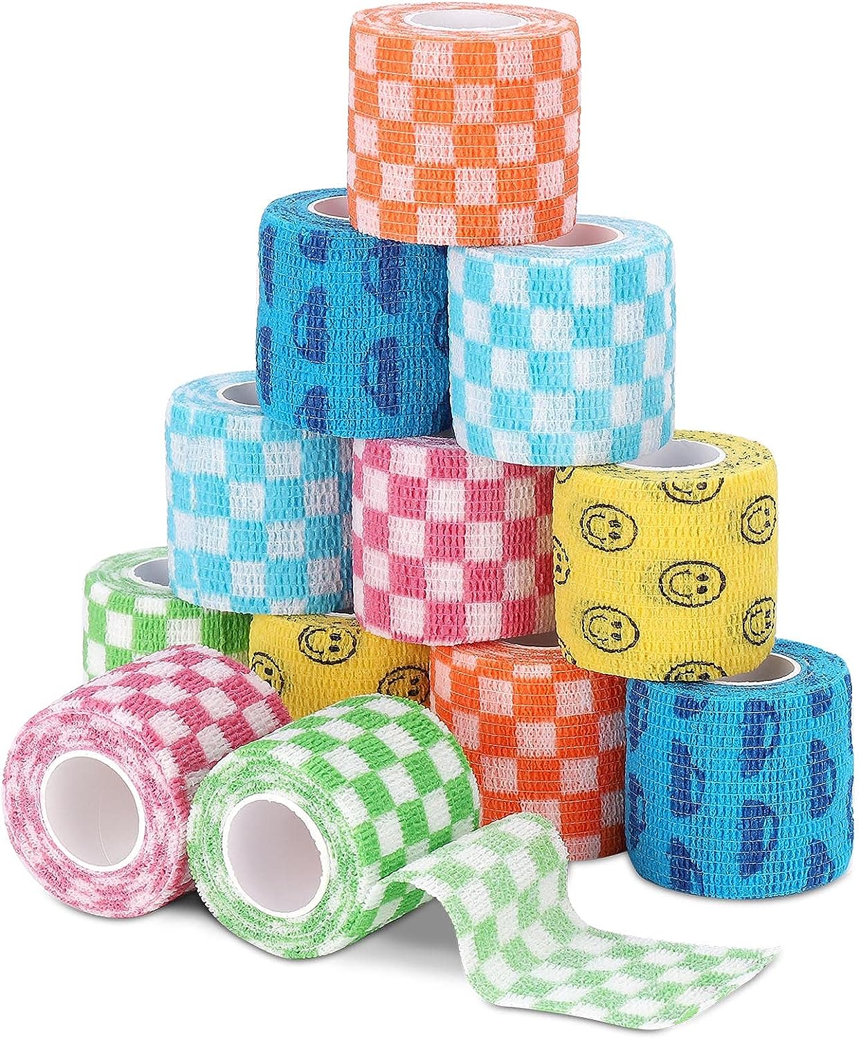 Anthrive Bulk Wholesale Custom Logo Printing Medical Supply Non Woven Easy Tear Self Adhesive Vet Wrap Cohesive Elastic Bandage