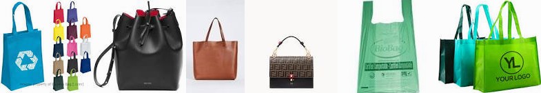 cosmetic bags, handbags, backpacks, and storage solutions
