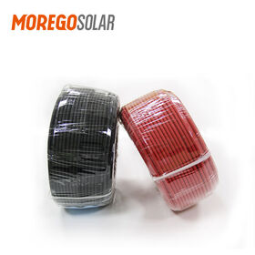 PVC insulated copper wire electric wire pv solar cable 6mm 4mm Solar cable for solar energy systemPopular