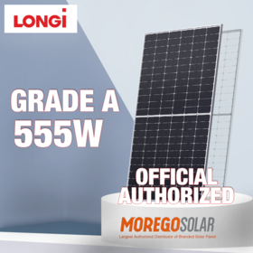solar panels Certificate LONGi single 550 watt solar panel 540W 545W 555W Bifacial  PERC mono BIPV solar panel