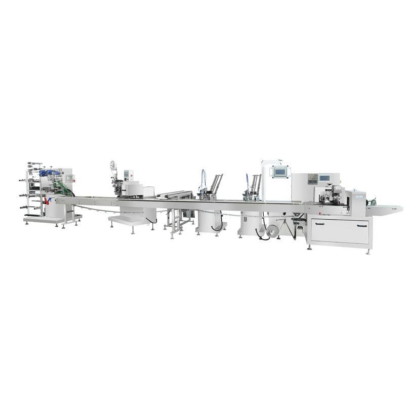 Napkin cutlery packing machine