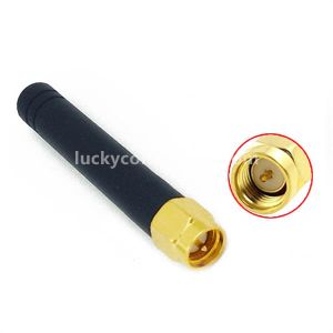 Straight SMA Male Rubber Duck Thumb Antenna 2.4ghz 5cm