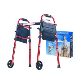 2024 New Walkers for Adults Wholesale Aluminum Adjustable Height Orthopedic Walker Walking Aid for Disabled People