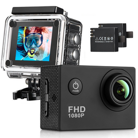Outdoor Waterproof Cam for gopro style go pro with Screen Color Water resistant Helmet Mini Sport Action Camera