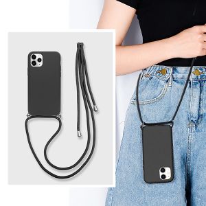 Crossbody Fashion Soft Silicone Case for iPhone ne