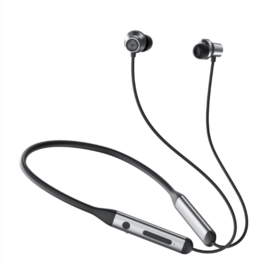 Wholesale Liquid silicone ANC + ENC Bluetooth Neckband with Comfortable In Ear Bluetooth earbuds OEM/ODM