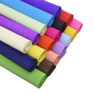 Colorful Crepe Paper Rolls – Ideal for Flower Wrapping and Decorative Crafts