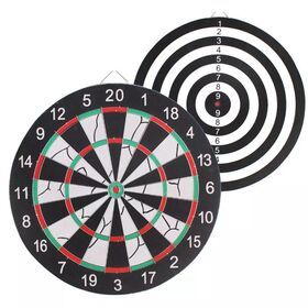 2020 Indoor 12 Inch Dart Board  Plate Double-sided Professional safety Dart Board with 4 darts