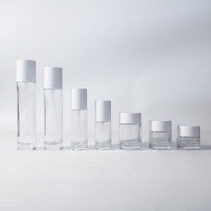 Cosmetics Sustainable Packaging 100ml 120ml Glass Skincare Bottles