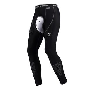 HPC200 Compression Hockey Pants with Athletic Cup & Sock Tabs, Hockey Jock for Men & Boys - Senior and Junior - Adult and Youth