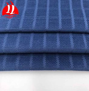 Cotton Spandex Woven Check Dobby Thick Corduroy Fabric For Suits
