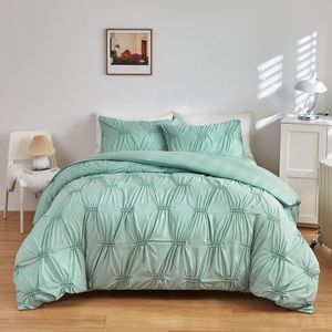 Nordic style new craftsmanship three piece bedding set pulling flowers solid color sheet pillowcase duvet cover sets