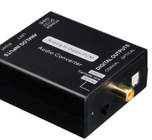 Stereo Audio to digital audio converter