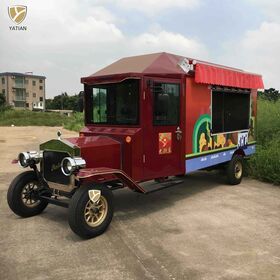 Classic model t donut vending cart food truck