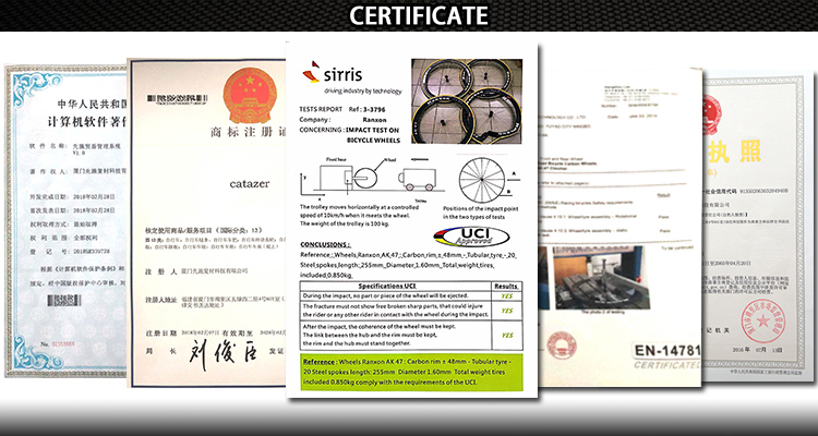 Xiamen Sincere Carbon Composite Technology Co., Ltd. Carbon Fiber Bicycle Rims