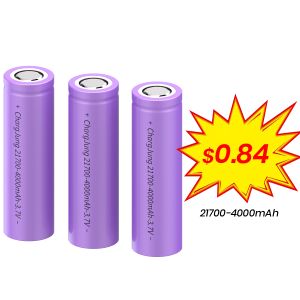 Support Customize Rechargeable 21700 4000mAh Lithium Ion Battery