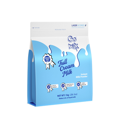 Go Milk- Full Cream Zipper Pack