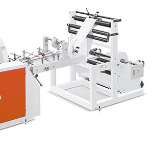 Adjustable Roll Feeding Common V Bottom Paper Bag Machine With Tracking