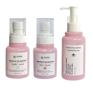 Private Label All Skin Types Vegan Moisturizing Gentle Organic Eyelash Cleansing Makeup Remover