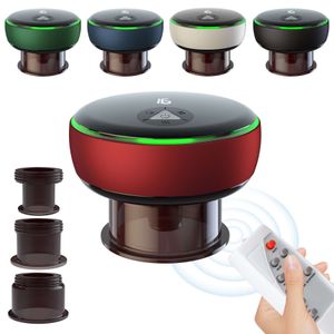 Wholesale Red Light Cupping Digital 16 Gears Electric Cupping Massager Back Massage Devices Intelligent Breathing Cupping Massage