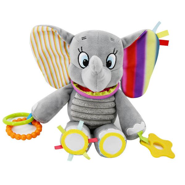 Bulk Wholesale Personalized Soft Short Plush Elephant Baby Toy