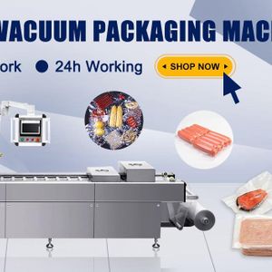 Automatic Thermoforming Vacuum Packaging Sealing Machine Sausage Cheese Bacon Meat Egg Stretch Film Vacuum Packing Machine
