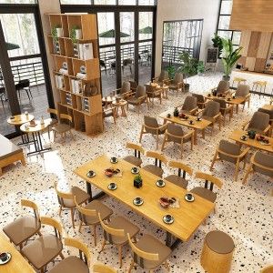 Restaurant booth Sofa Combination Coffee Shop Tea Shop Table and Chair