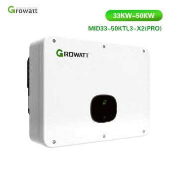 Growatt MID33-50 KTL-X2 On Grid 3 Phase PV Inverter solar inverters