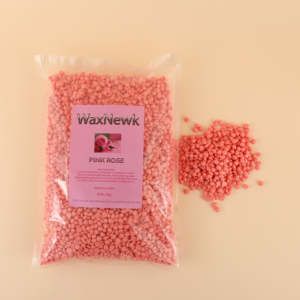 WaxNewk Wholesale 1KG Rose Paperless Painless Hot Film Pink Hair Removal Hard Wax for Depilation
