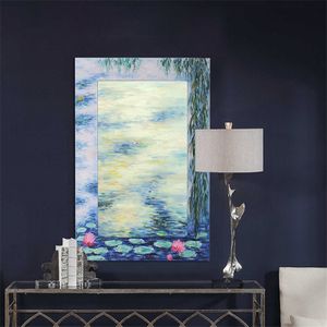 Mirror With Lotus Leaf Decorative Frame Led Int...