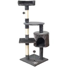 Cat Tree Tower Indoor Multi-Level Cat Furniture Activity Center with Scratching Posts Stand House Cat Condo Climbing Racks