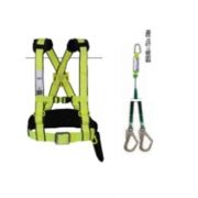 Dây đai an toàn bán thân kèm dây nối giảm sốc 2 móc nhôm (khóa cài)