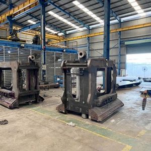 Industrial machine frame exported to Italy