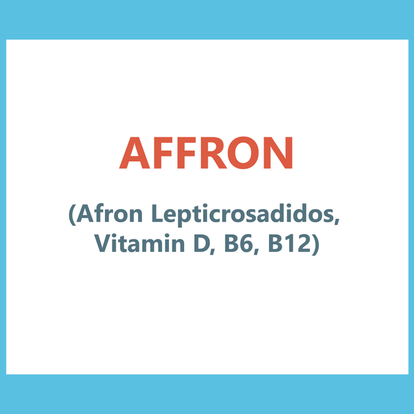 Afron Lepticrosadidos, Vitamin D, B6, B12
