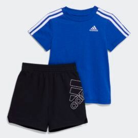 3-STRIPES FRENCH TERRY SHORTS SET