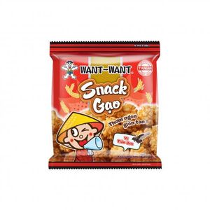 SNACK GẠO WANT WANT VỊ TIÊU ĐEN 25G