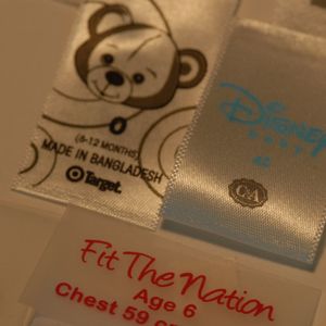woven and heat transfer labels