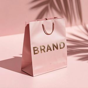 Custom Printed Logo Thank You Gift Paper Bag Gift Wrap Bags for Wedding Mothers Day Birthday Bridesmaid Party