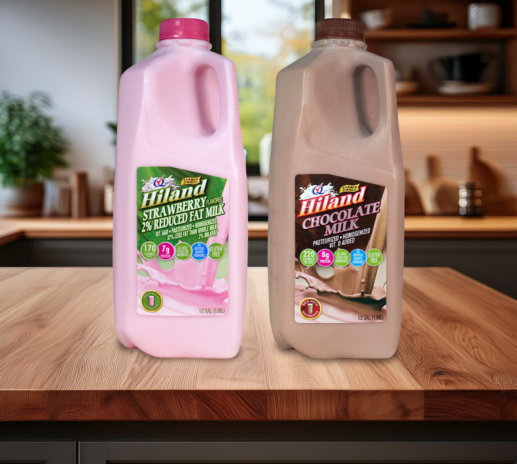Strawberry and Chocolate Milk