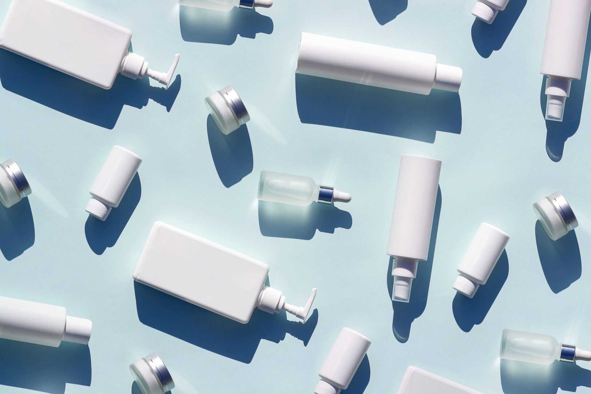 skincare and haircare products