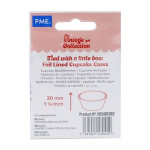 Vintage Foil-lined Cupcake Cases - Tied with a Little Bow