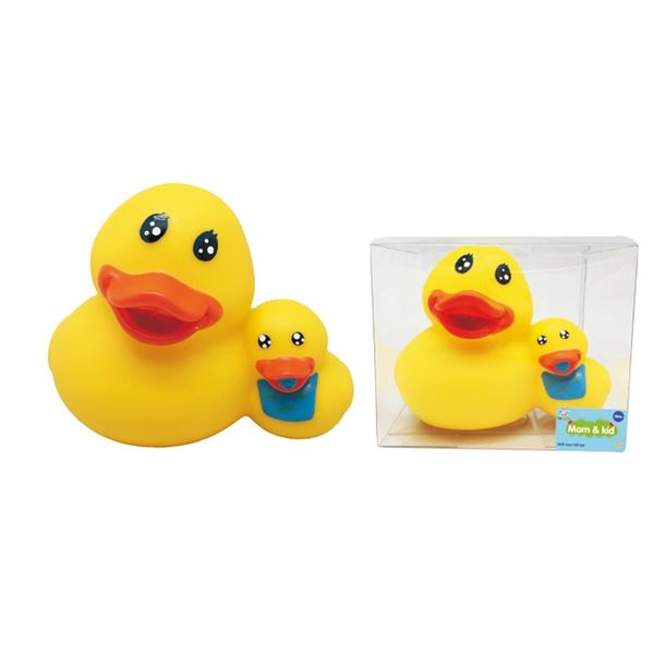 Custom Mother Baby Rubber Duck Turtle Crocodile Bath Toy Set Water