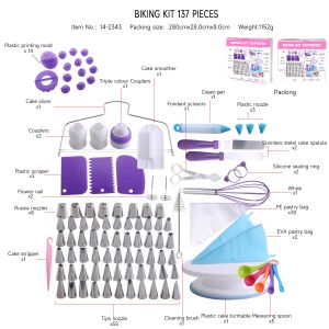 set of 137pcs Baking Supplies Cake Decorating Tools
