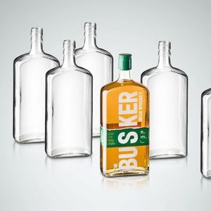 Glass bottle for food and beverage industries