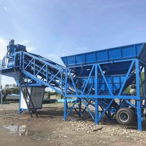 Mobile Cocrete Batching Plant With High Diacharging Height