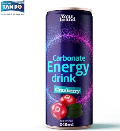 Cranberry energy drink