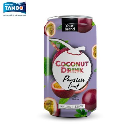 Passion fruit coconut water