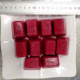 IQF Red dragonfruit cubes