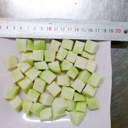 IQF white guava chunks, dices